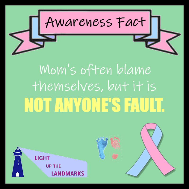 Mom's often blame themselves, but it is NOT ANYONE'S FAULT.